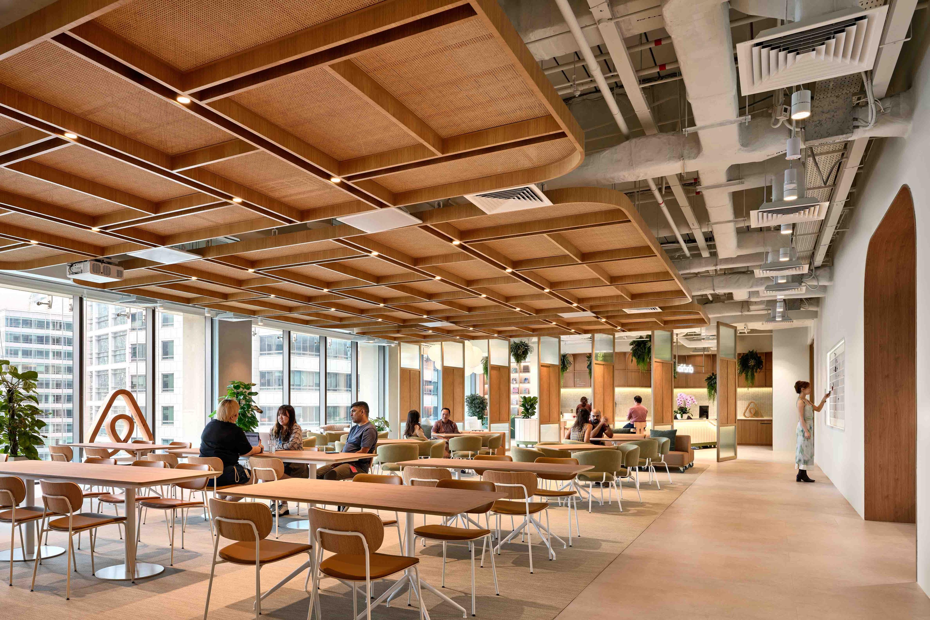 Airbnb Singapore workplace design 1