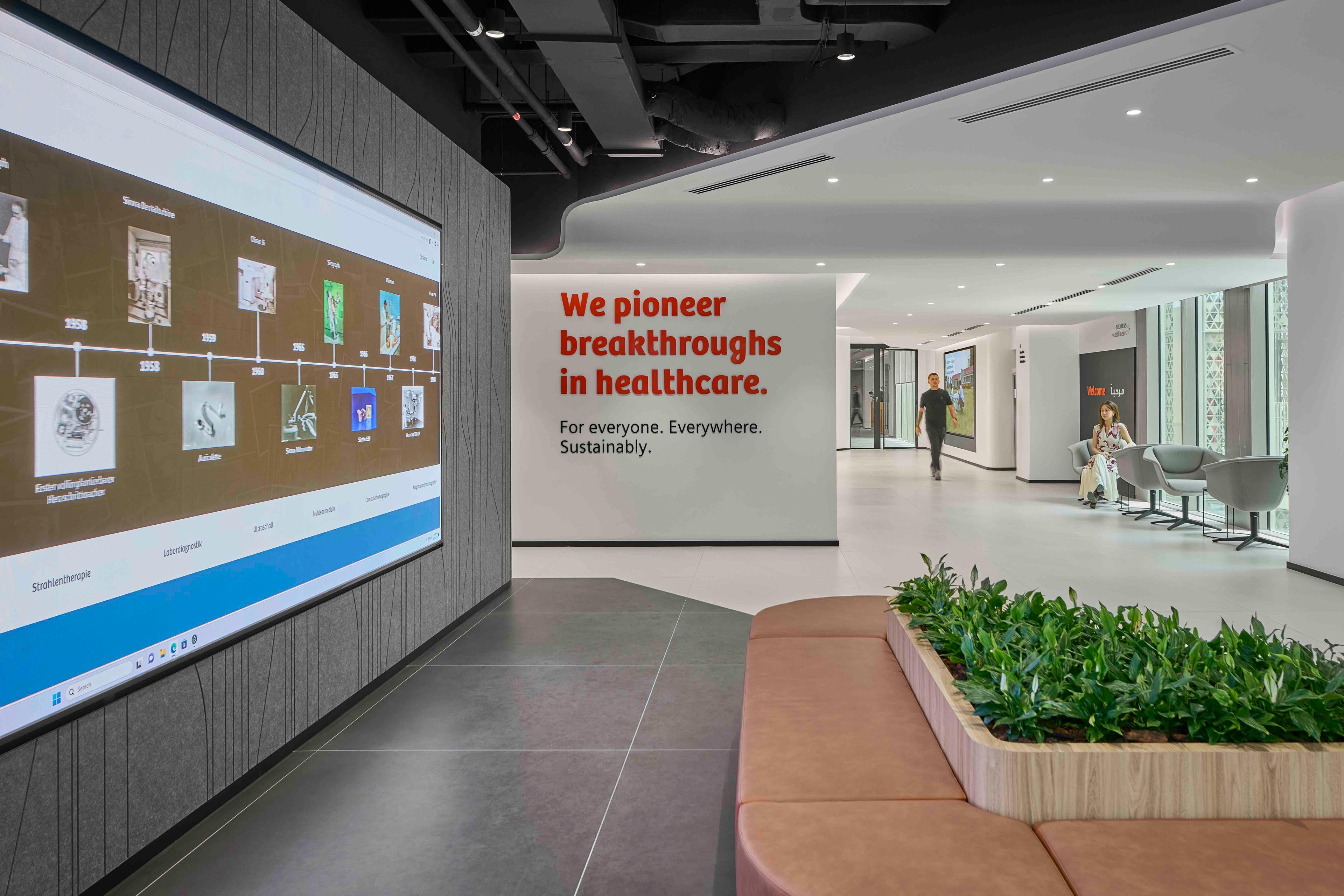 Siemens Healthineers Dubai workplace design 1